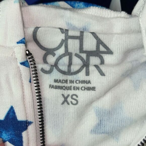 Chaser Indigo Stars Hooded Zip Sweatshirt - Picture 6 of 8
